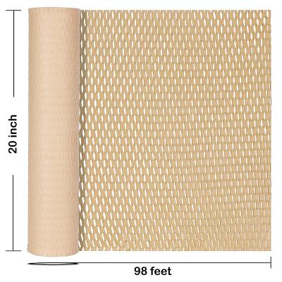 China High Quality Recycled Paper Anti-Curl Wrapping Paper Gift Envelope Roll Wrapping Paper Honeycomb Shipping for sale