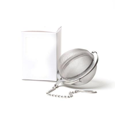 China Viable Stainless Steel Mesh Tea Ball Tea Infuser Tea Strainer for sale