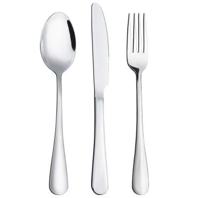 China Sustainable Cultlery Premium Metal Flatware Set Utensils For Household (Knife, Fork, Spoon) for sale