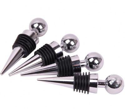 China Sustainable Bar Stoppers Zinc Alloy Bottle Stoppers Wine Bottle Stoppers for sale