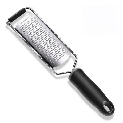 China Sustainable stainless steel cheese grater for grate chocolate, coconut, citrus, potato, ginger and fine spices for sale