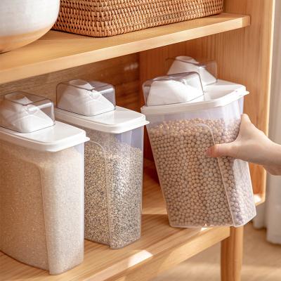 China SHIMOYAMA Viable Supermarket Cereal Storage Containers Rice Dispenser Insect Repellant Sealed Pot Moisture Proof Airtight for sale