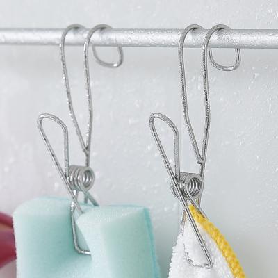 China Clothes Hanging Pin Stainless Steel Hanger Practical Minimalist Laundry Hook Clip for sale