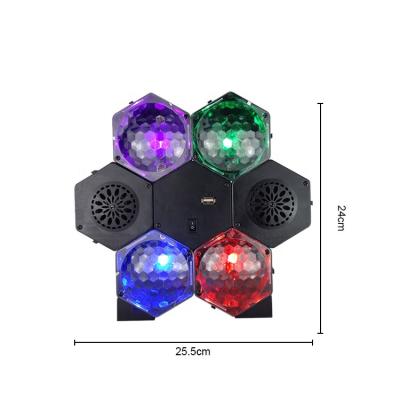 China ABS Hot Sale 4 Pods LED Linkable Stage Disco Strobe DJ Light With Sound Response for sale