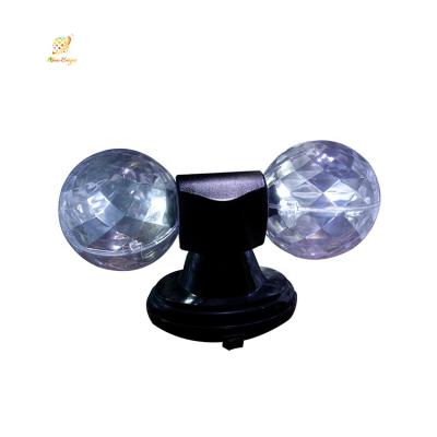 China Plastic Led Crystal Disco Ball Light Dj Lighting 2x3pcs for sale