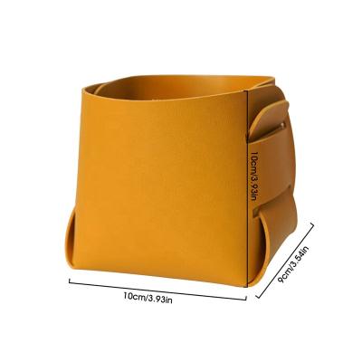 China Sustainable Square Custom Design Watch Box PU Leather Ring Box for sale