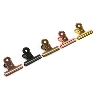 China Household Strong Folder Office Supplies Stationery Clip Bulldog Metal Sketch Board Fixed Picture Clip30MM for sale