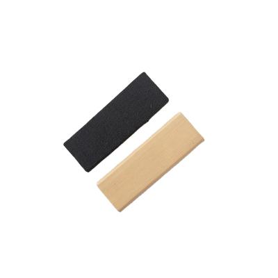 China Stationary Good Quality Blackboard Eraser White/Black Board School Felt Wooden Blackboard Eraser Non Magnetic for sale