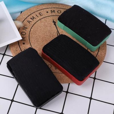 China /Black Magnetic Whiteboard Felt Board Black Board Eraser Dry-erase Board Foam Erasers Mini Size Flannel Material for sale