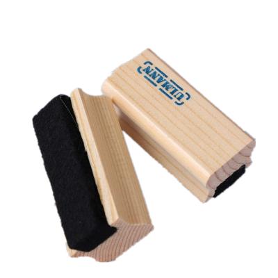 China /Black White Board Handled Wool Felt Board Eraser Non-Magnetic Blackboard Eraser With Wooden OEM Customized for sale