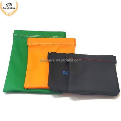 China Recyclable Button Envelope Velvet Novelty Bags With Custom Logo PU Leather Pockets Wholesale Colorful for sale