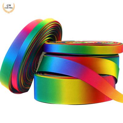 China Iridescent Satin Ribbon Double-Faced Polyester Satin Ribbon Gift Bow Wholesale Ribbon On Stock for sale