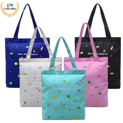 China Recyclable Cheap Cotton Canves Handle Bag For Shopping Tote Bag for sale