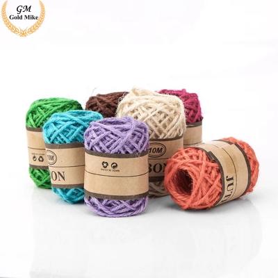 China Decorate Colored Jute Ropes For Wholesale 3mm Jute Rope for sale