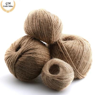 China Decorate Natural Color Tie Up 1mm 2mm Jute Rope Free Sample for sale