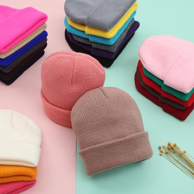 China COMMON Quality Cozy Material Wholesale Hign Kids Unisex Designer Beanies For Winter for sale