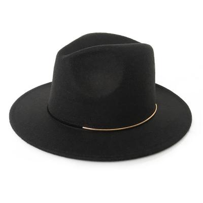 China Spring And Autumn Wholesale Wool Blend New Image Design Hign Quality Material Fedora Hats for sale