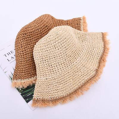 China Popular Image Straw Hat Fashion Summer Beach Sun Paper Hat Customized Wholesale Cowboy Hat Women Summer Straw for sale