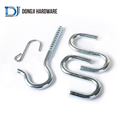 China ODM Confirmat OEM Hex Flat Screw 6 8 10 Blue Galvanized Finish 50Mm Hex Head Screw Flat Hook Hardware Screw 7 50Mm for sale