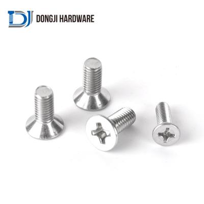 China Stainless Steel Flat Head Furniture Stainless Steel Cm Flat Head Screw M2 M2.5 M3 M4 M5 M6 for sale