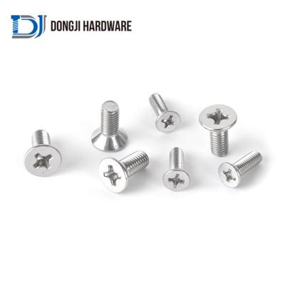 China Blue Galvanized Flat Screw DIN965 Stainless Steel Phillips Csk Head Machine Screws Manufacturers for sale