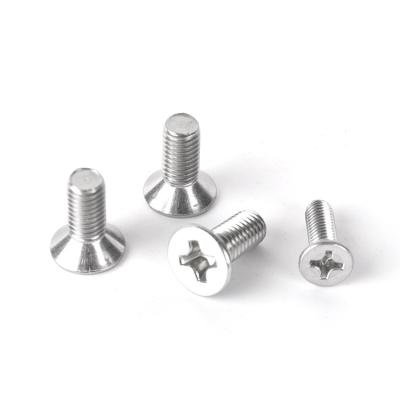 China High Precisioncross Flat Metric Cross Recessed Countersunk Head Screws M5 20 for sale