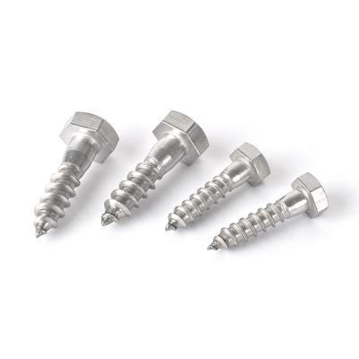 China HEX DongJi Wood Screws Bulk Wood Screw Fasteners Hexagon Wood Screw DIN571 for sale