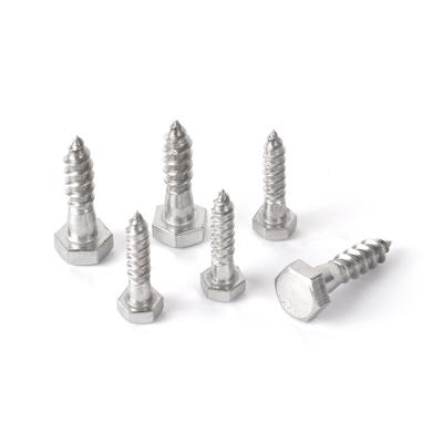 China HEX DongJi DIN571 Stainless Steel Wood Screws For Wood for sale