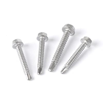 China DIN7504K Hex Self-Drilling Hex Head Screw 3.5 9.5 Stainless Steel Hex Screw Self Drilling Tek Screws 3.9 Mm 5mm Head for sale