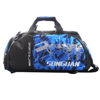 China SG8011 new fashion trend customized logo sports camouflage gym bag travel outdoor tote bag for sale