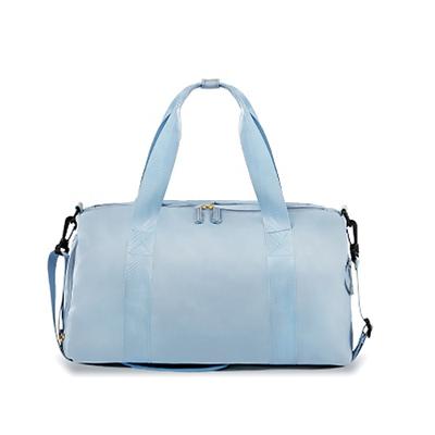 China SG8052 sport luggage manufacturers supply custom unisex fitness leather sports travel bags large capacity PU yoga gym bag for sale