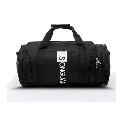 China Wholesale High Quality Waterproof Polyester Oxford Cloth Sport Gym Bag With Shoe Compartment for sale