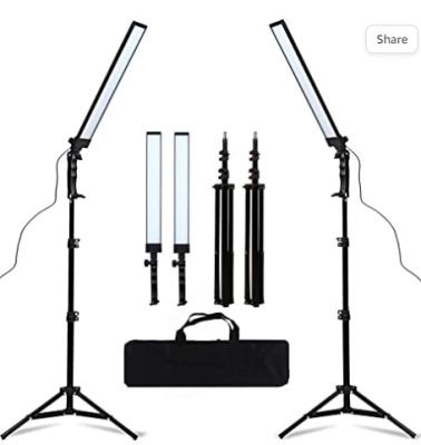 Cina LED Light Photography Studio LED Lighting Kit Adjustable Light Tripod Photographic Video Fill Light in vendita