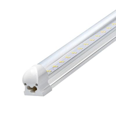 China 8 FT T8 Integrated LED Tube Lights V-shape 270 Degree LED Lighting for Garage Warehouse for sale