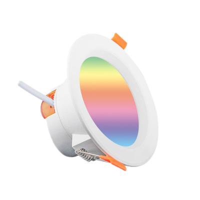 China 48W Modern RGB 0-10V Dimmable With 120lm/W Recessed Lighting LED Downlight for sale