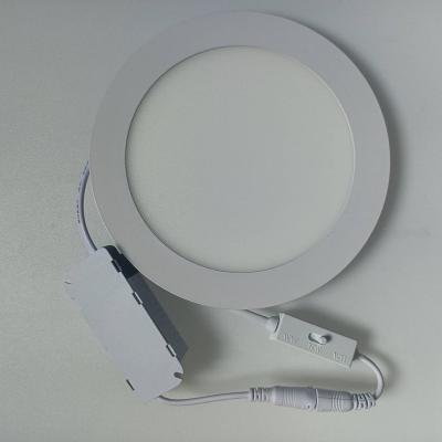 China 3cct adjustable led downlight panel no flicker Edge-Lit LED Flush Mount Flat Panels 6inch 8inch 10inch for sale