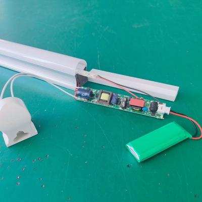 China Battery LED Emergency Tube Light with 60cm 120cm 10W and 20W 120 Emergency Time Aluminum for sale