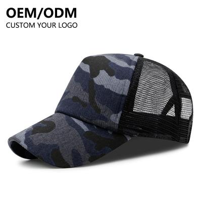 China 2022 Customized COMMON Fashion 5 Panel White Camp Sport Baseball Camouflage Camouflage Outdoor Hats For Men for sale