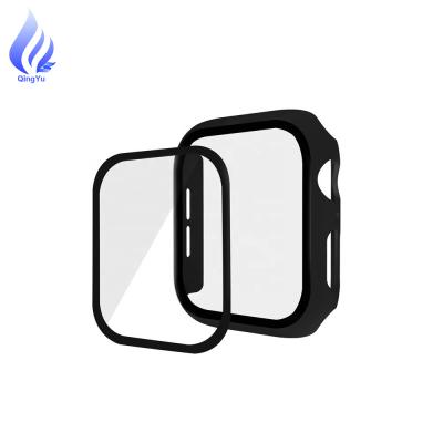 China Factory price supplier shockproof tempered glass case for iwatch for iwatch 6 case 360 ​​with glass-glass case for apple watch 1 2 3 4 5 6 for sale