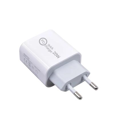 China Amazon Hot Sale 20W Charger Palladium Plug 20W Palladium Charger EU/US Type C Ports Wall Chargers Phone PD Charger For iPhone 13/13 pro for sale