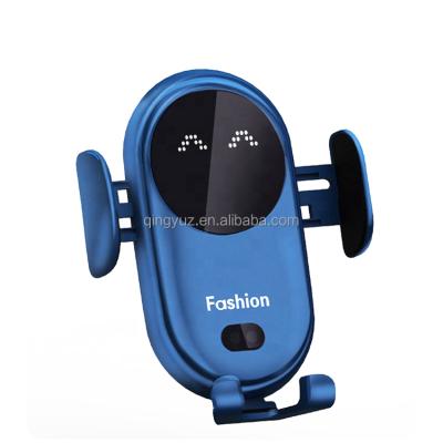 China Auto Infrared Induction Car Charger 10W Fast Charging Wireless Phone Holder With Auto Clamping Car Mobile Phone Holder Charger For Samsung Note for sale