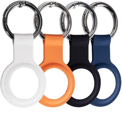 China Wholesale Hot Popular Anti-lost Anti-lost Device Locator Silicone Key Chain Cover Device Suitable For Apple Airtags Case for sale