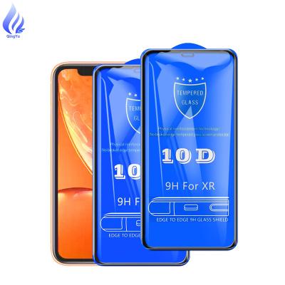 China Anti-fingerprint Anti-scratch Explosion-proof Film For iPhone X 10D 9H Hardness HD Anti-scratch Full Coverage Tempered Glass Screen Protector For Max l Glass Protector iPhone 7/8/x/xr/xs full for sale