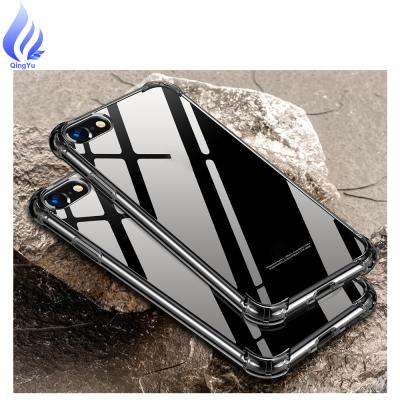 China 100% Clear Shockproof Eco-friendly Phone Cases For iPhone SE2 Soft Hard PC TPU Back Cover, For iPhone 11 Clear Bumper Case With 4 Corners Air Cushion for sale