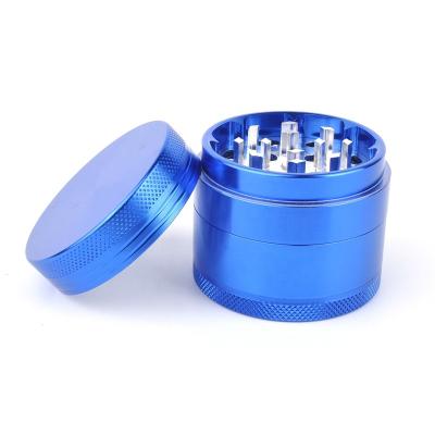 China Rukioo Factory Wholesale 63mm Aluminum Foil Grinder 4 Parts Smoking Accessories Herb Grinders Portable High Quality for sale