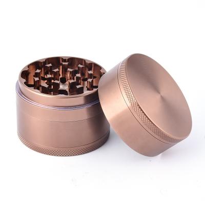 China Rukioo Factory Wholesale 55mm Zinc Alloy Herb Grinder 5 Parts Smoking Accessories Herb Grinders Portable High Quality for sale