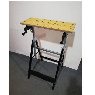 China Heavy Duty Sawhorse Wooden Adjustable Height Legs Heavy Duty Telescopic Sawhorse Trestle Stand Saw Horse for sale