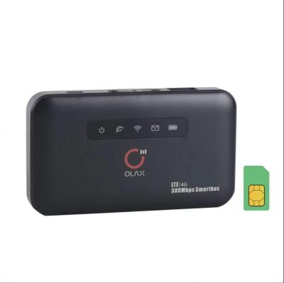 China OLAX 4G Wireless Hotspot Router LTE WiFi Outdoor Router 300Mbps Scan MIFIS with RJ45 Port Speeding Mobile Used for sale