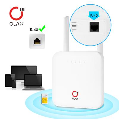 China OLAX AX6 PRO 4G WiFi Router 4000mah Battery Gigabit Ethernet Home Port 4G Wireless CPE Router for sale