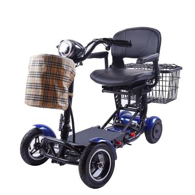 China Folding unisex high quality outdoor electric tricycles 3 wheel electric scooter mobility for elderly people for sale